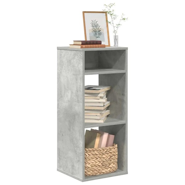 BüCherregal Betongrau Holzwerkstoff 34X31X80 Cm Standregal-image