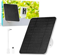 Vicohome 5V Solar Panel for Ring Tapo Eufy Hiseeu Netvue .Etc Battery Cameres, f