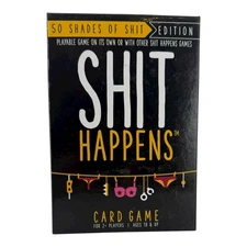 Sh!t Happens Card Game, 50 Shades of Sh!t Edition, 2+ Players Ages 18+ FREE SHIP