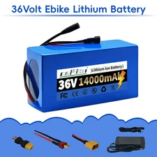 36Volt Ebike Battery 36V 14000mah Electric Bicycle Replacement Lithium Battery
