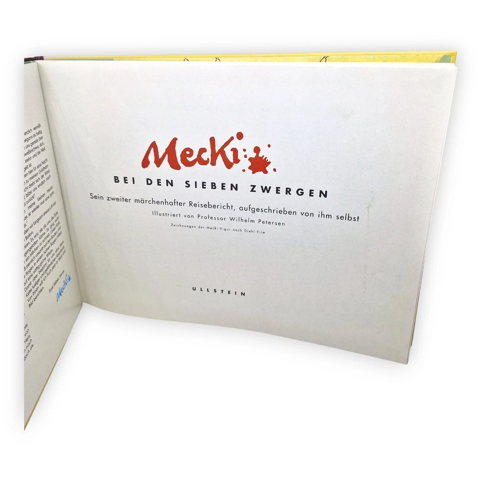 Mecki bei den 7 Zwergen Rhein Eduard Märchenhafter Reisebericht Ullstein Buch - Bild 4 von 4