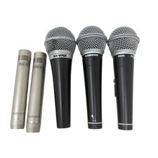 Nady CM 90, Shure PG48, Samson R21S Microphon...