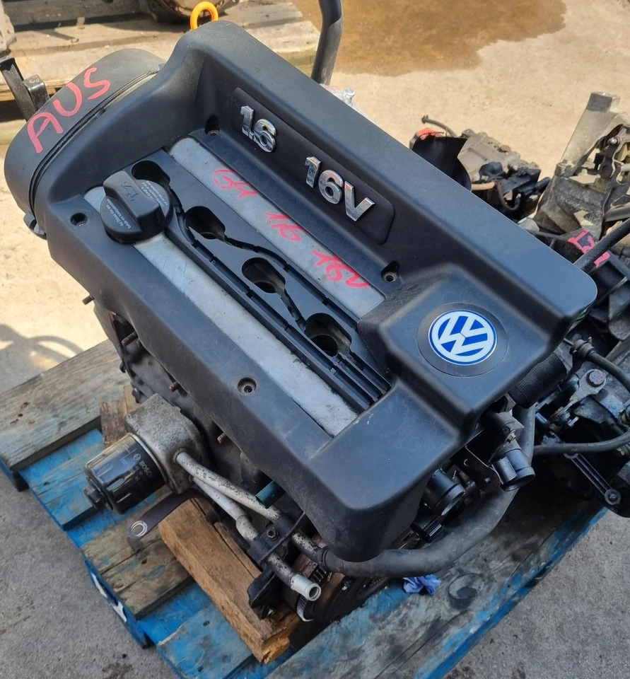 Motor VW Golf Bora Leon 1,6 16V 105 PS AUS 142tkm geprüftes Ersatzteil aus D - Bild 2 von 4