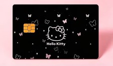 Sanrio Hello Kitty Credit Debit Card Sticker Skin Precut Small Chip