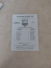SCARBOROUGH FC V STOCKTON ( WEDNESDAY 15TH FEBRUARY 1989 )