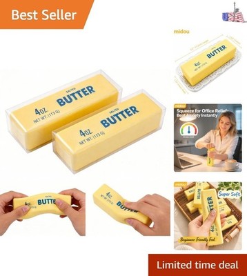 Slow Rising Dumpling Squishy Butter Squeeze Toy Sensory Stress Relief Squishi...