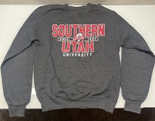 Southern Utah University Gray CHAMPION Sweatshirt Adult Small Very Clean