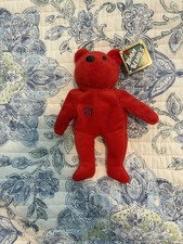 Salvino Bamm Beano's Sammy Sosa 21 Beanie Plush Bear 8" Vintage Aug 1998