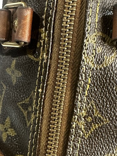 Authentic Vintage 1970s Louie Vuitton Speedy Bag Lock Mini Duffle Handbag READ - Picture 13 of 19