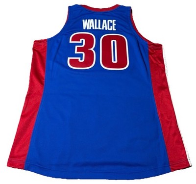 MITCHELL & NESS AUTHENTIC DETROIT PISTONS 2XL $300 RASHEED WALLACE
