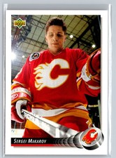 1992-93 Upper Deck #314 Sergei Makarov Calgary Flames