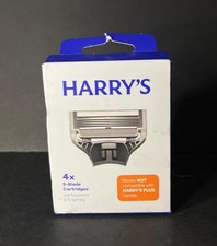 NEW Harry's Men's Razor Blades 4 Count -5 Blade Cartridges Refills