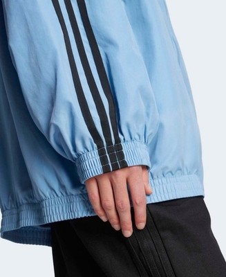 Adidas Track Jacket Full Zip Women's M Ash Blue JY2638 for sale