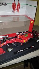 F1 1/18 FERRARI SF21  Convertion Mission Winnow  Burago + figurine Leclerc 