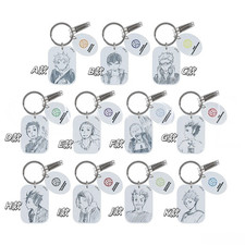 Haikyuu  Bag Pendant Keychain Collection Sketch Draft Keyring Cosplay Gifts