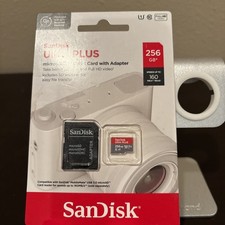 SanDisk Ultra PLUS 256GB microSD New - Sealed