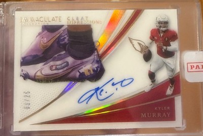 2021 Immaculate Collection Kyler Murray Cleat Impressions Auto 1/25