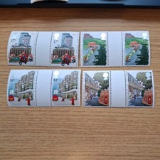 QEII 1985 Royal Mail 350 Years Set Pairs Gutter MNH SG 1290 - 1293 Combine Post