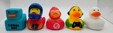 Lot of 39 Rubber Ducks Duckies Assorted Mixed Jeep Ducking Bath Toys Cool