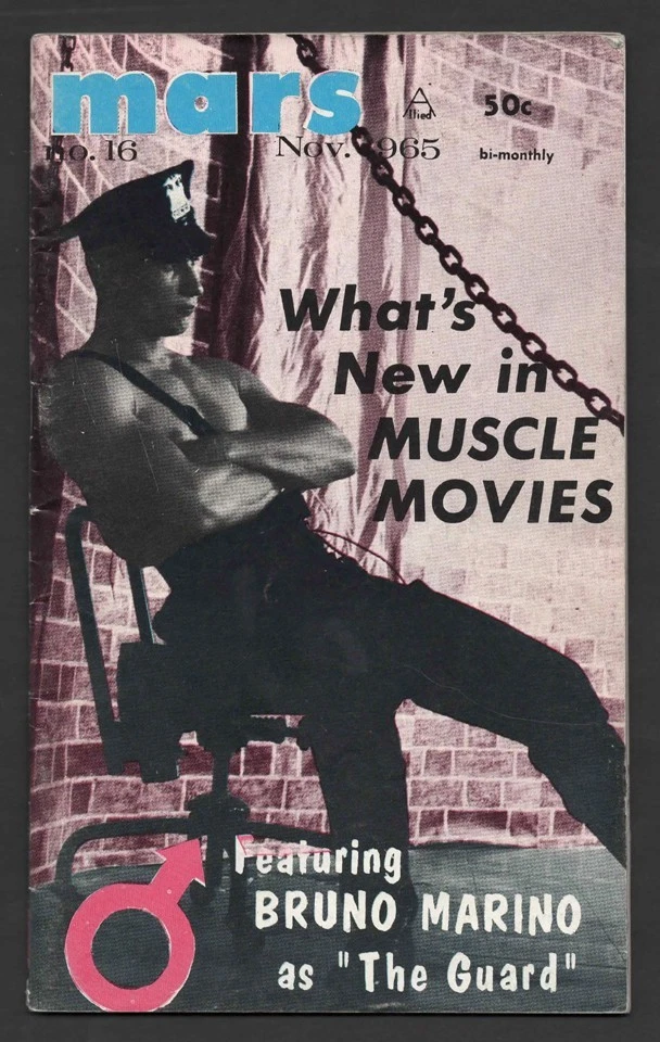 Vintage November 1965 MARS #16 Gay Digest Magazine KRIS STUDIO Very Scarce
