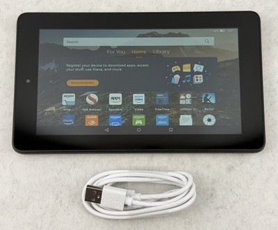 Amazon Kindle Fire HD 7'' 5th Generation Tablet Wi-Fi 16GB Black Tested SV98LN