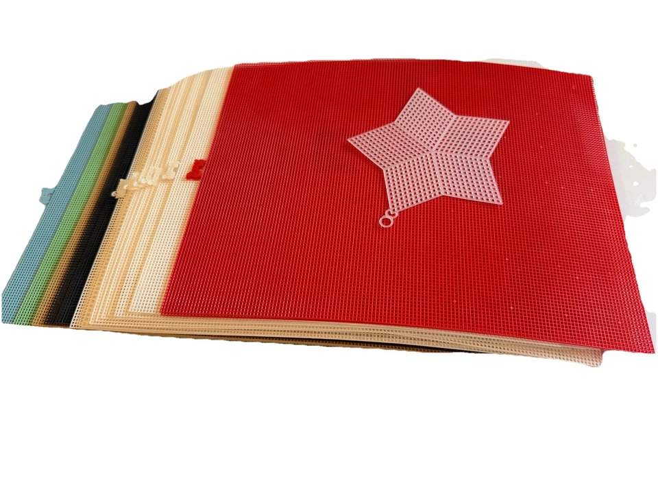 Darice Plastic Canvas Assorted Colors Mesh Sheets 24 Pieces 13.5 X 10.5 - Image 3 of 4
