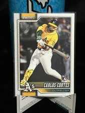 Topps Carlos Cortes Oakland Athletics RC Rookie Baseball Card