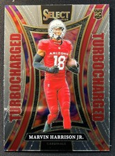 Marvin Harrison Jr. 2024 Panini Select Turbocharged #2 Arizona Cardinals