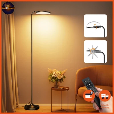 Stehlampe Dimmbar 36W LED 3000K-6000K Drehbar Deckenfluter für Wohnzimmer Büro - Bild 1 von 4