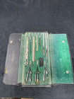 Vintage German 12 Piece Drafting Set Drawing Instruments Felt Lined Case — photo 1