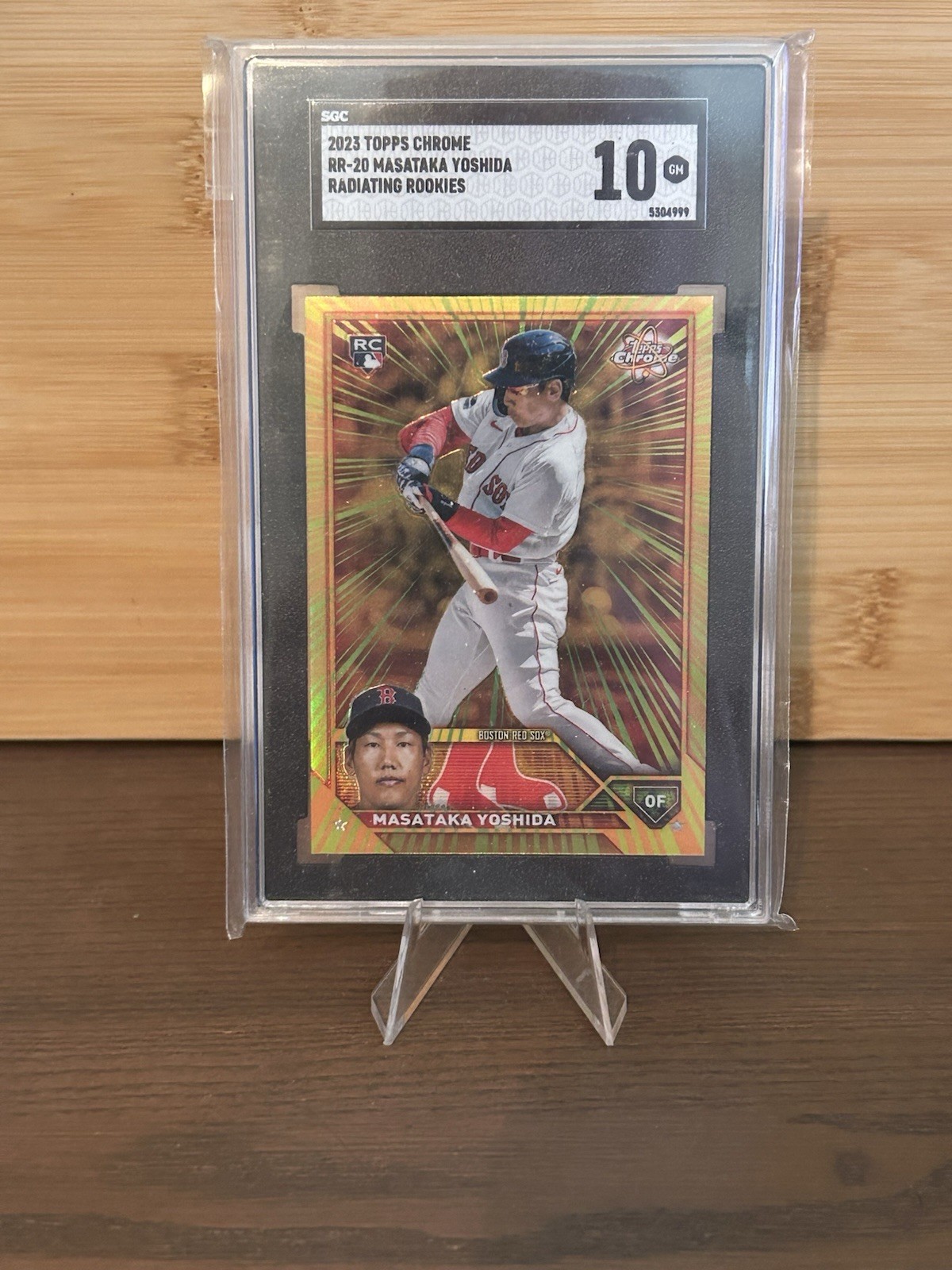 2023 Topps Chrome Radiating Rookies #RR-20 Masataka Yoshida (RC) SGC 10 Red Sox