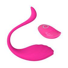 Ovetto Vibrante Vibratore Curvo Telecomandato 10 Modalità di Vibrazione Sex Toy