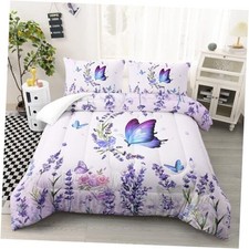 Beautiful Butterfly Comforter Set Size, Blossoming Queen Color Butterfly12