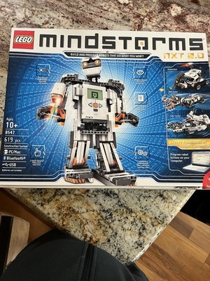 LEGO Mindstorms NXT 2.0 8547 Complete Set 619pcs Bluetooth USB Electronic Box