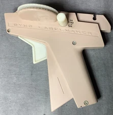 Vintage Dymo Labelmaker Gun - Uses 1/4 inch Embossing Tape - Works