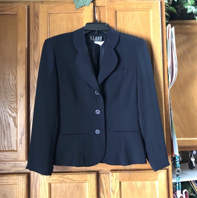KENAR STUDIO Collared 3 Button Blazer Jacket Blac… - image 2