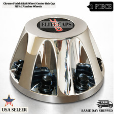 New 1 Rear Wheel Cap For 2011current Sierra 3500hd 17 Stainless Steel Dually