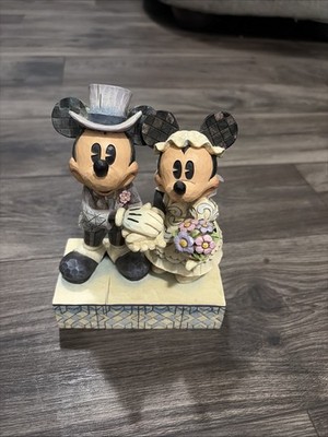 Jim Shore Disney Congratulations Mickey Minnie Wedding Figurine 4033282 w/ Box