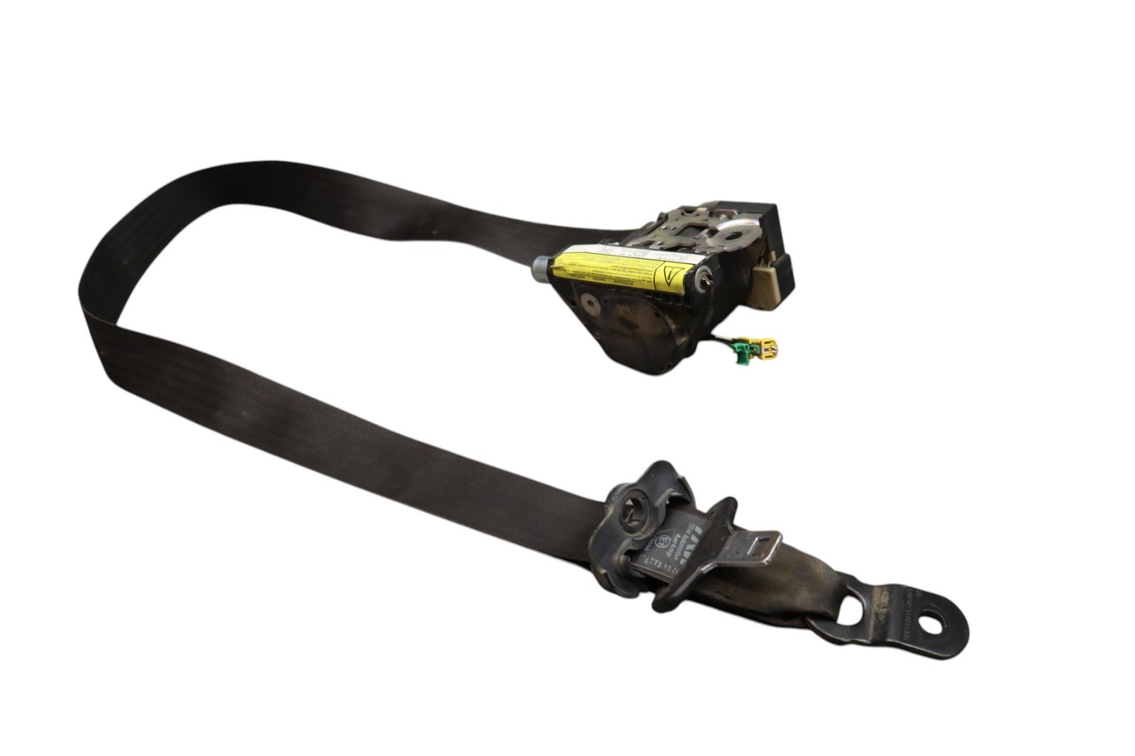 03-08 Maserati Quattroporte M139 Front Left Driver Side Seat Belt Black Oem