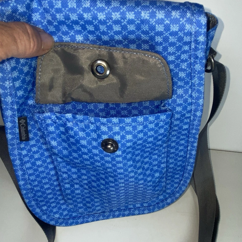 Bolsa de ombro Columbia Travel Adventure caminhada leve tiracolo ao ar livre azul - Imagem 4 de 4
