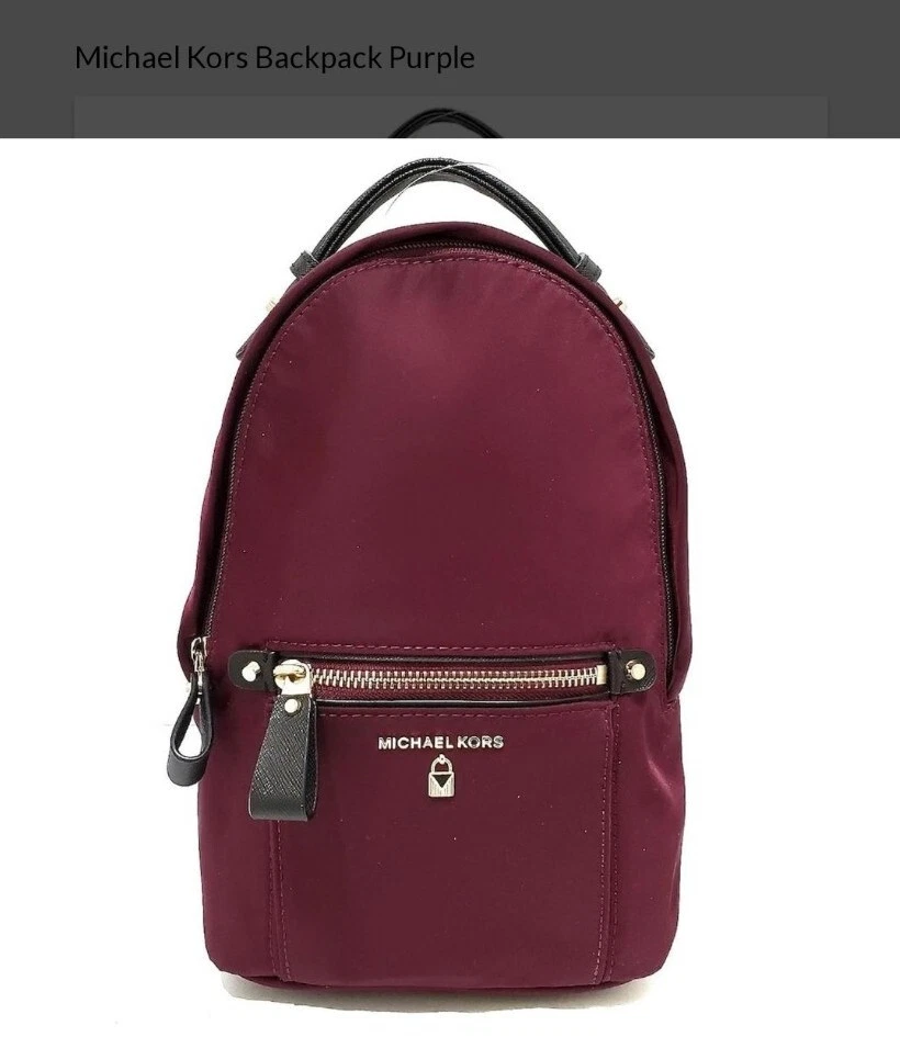 Michael kors lilac backpack best sale