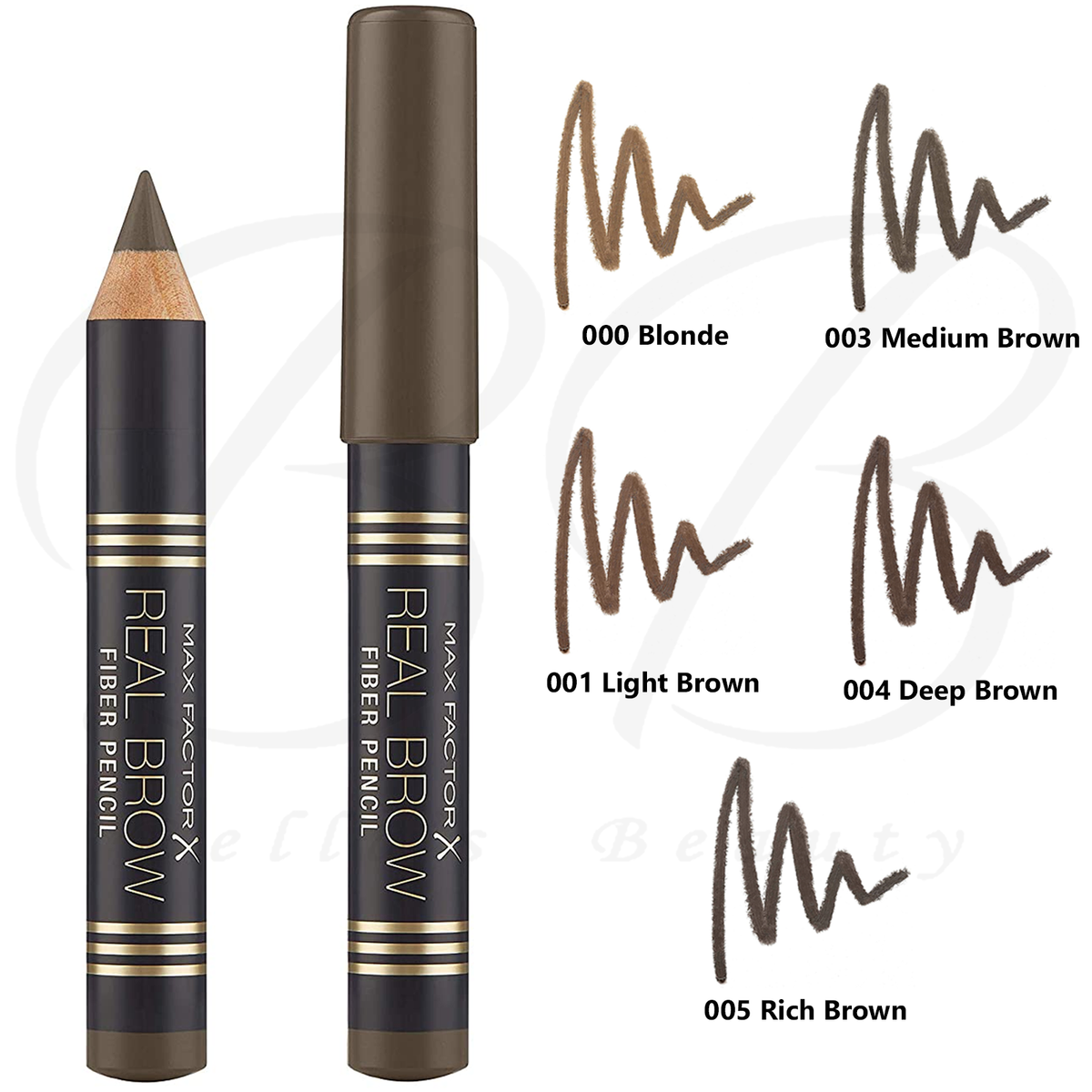 Crayon à Sourcils MaxFactor Real Brow Fiber Pencil - Marron Moyen 003 - Effet Fibres Naturel - Neuf Sous Emballage