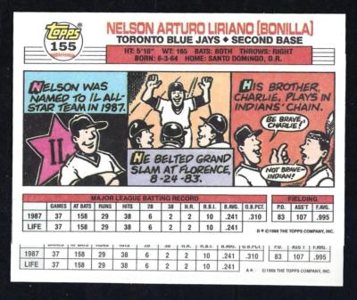 1988 Topps Big Copyright Line Print VARIATION PAIRS * You PICK CHOOSE *