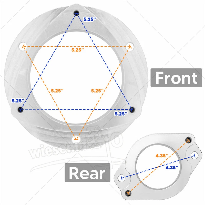Espaciadores de elevación Billet de aluminio de 3" para Subaru Legacy y Outback 2003-2009 Foto 2 de 4
