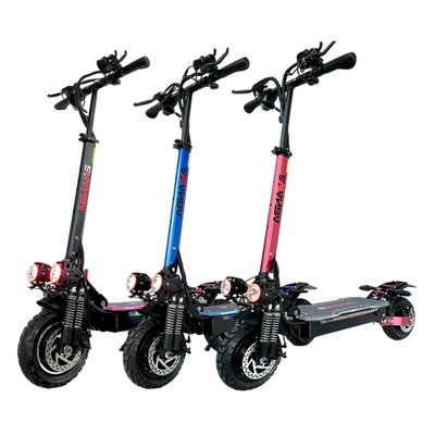Folding Electric Scooter X6 PRO 2400W for Adults 48V 21Ah Dual Motor 50-55 Km/BS