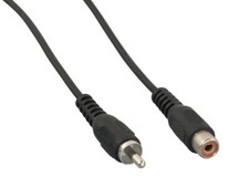 6ft RCA M/F Composite Video Cable