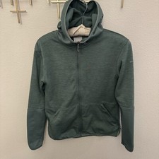 Columbia Rosemont Station II Full Zip Fleece Hoodie Women's Small Green Pockets