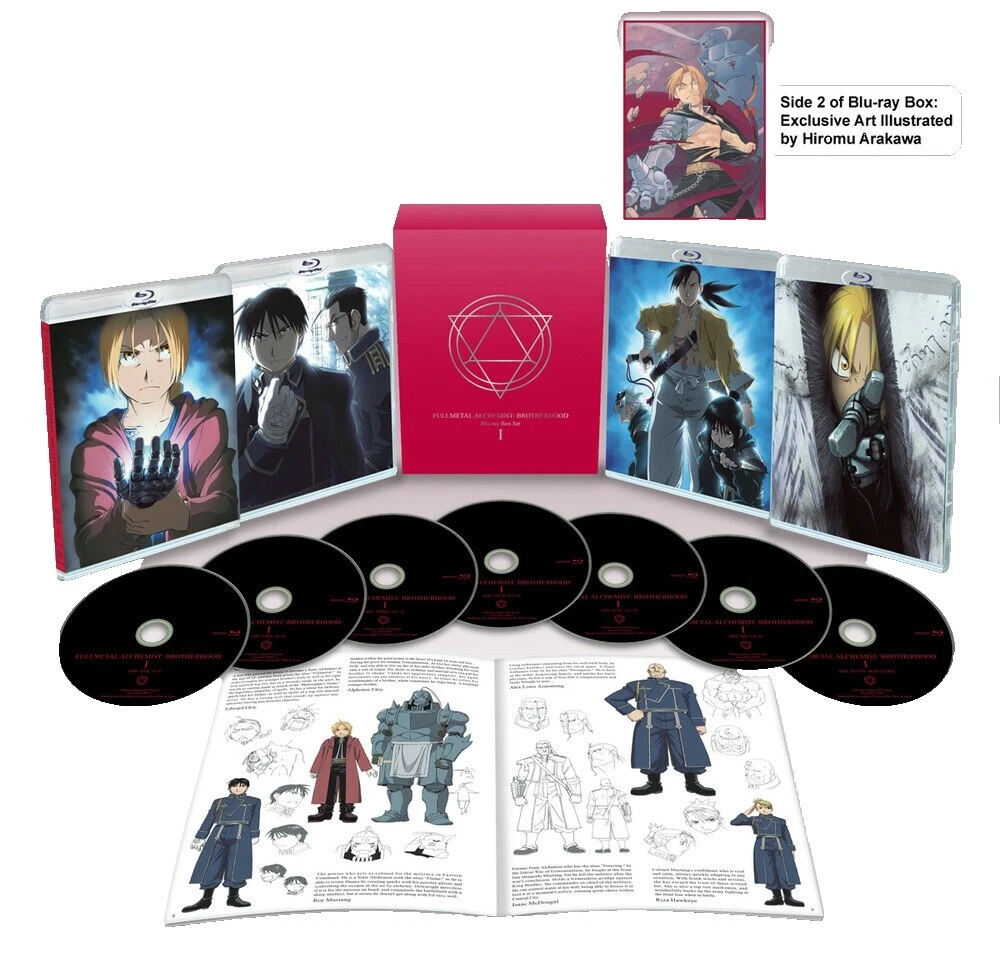 Animation Fullmetal Alchemist: Brotherhood Box Set DVDs & Blu-ray Discs