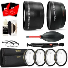 58mm Wide Angle Lens Kit for Canon EOS Rebel T6 T6i and All Canon DSLR Camera
