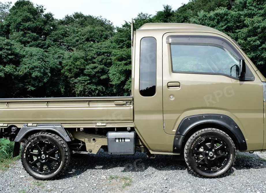 パーツ Hijet truck s500p/s510p Daihatsu Hijet Truck Jumbo S500P S510P Over Fender Set of 6